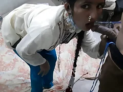 Indian maid Blowjob, Desi kamwali bai ke sath mansion onner ki masti