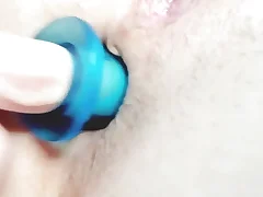 plowing my butt hole and open gape flash