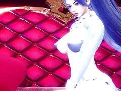 MMD SUNMI - Heart Burn Kaisa Luxurious Kpop Dance League Of Legends KDA Uncensored Anime porn R18