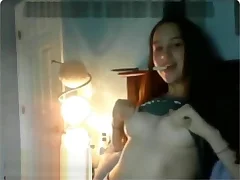 Omegle - Stunning teenage demonstrate boobies